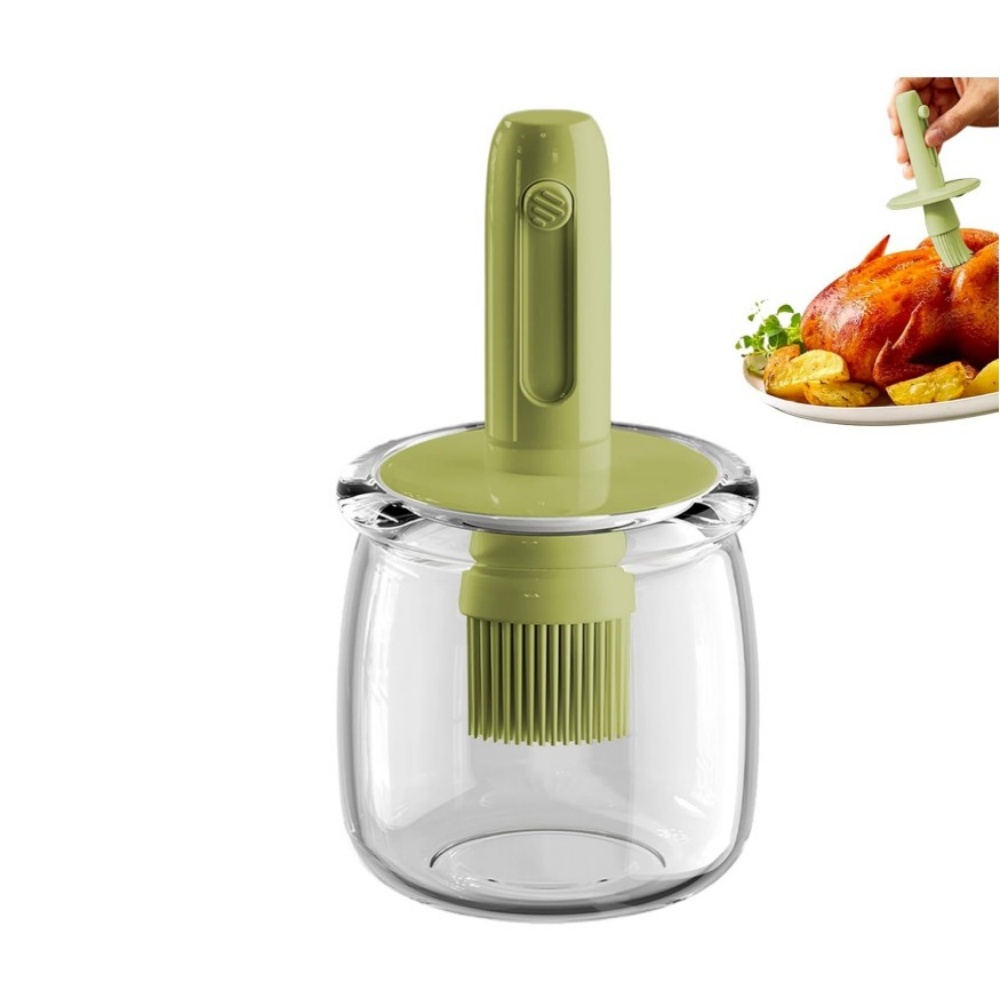 Kitchen Gadgets Dispenser Brush Holder - Cooking Oil Dispenser， Lightweight Vinegar Bottle