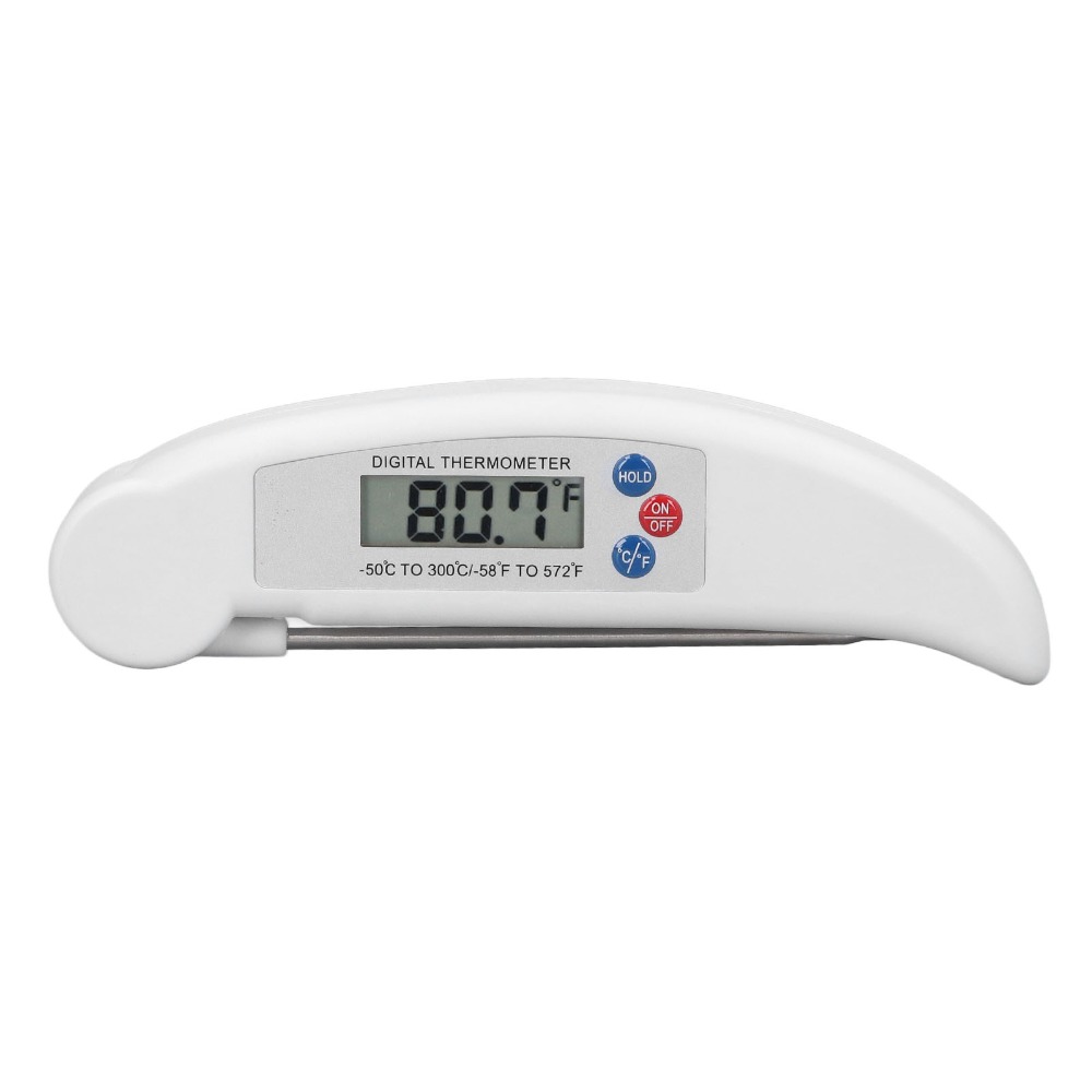 Instant Read Thermometer - ABS Stainless Steel Digital Food Thermometer
