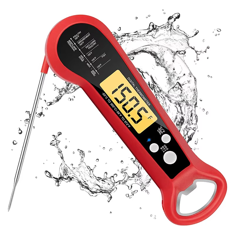 Instant Read Thermometer - LMETJMA Digital Meat Thermometer Instant Read