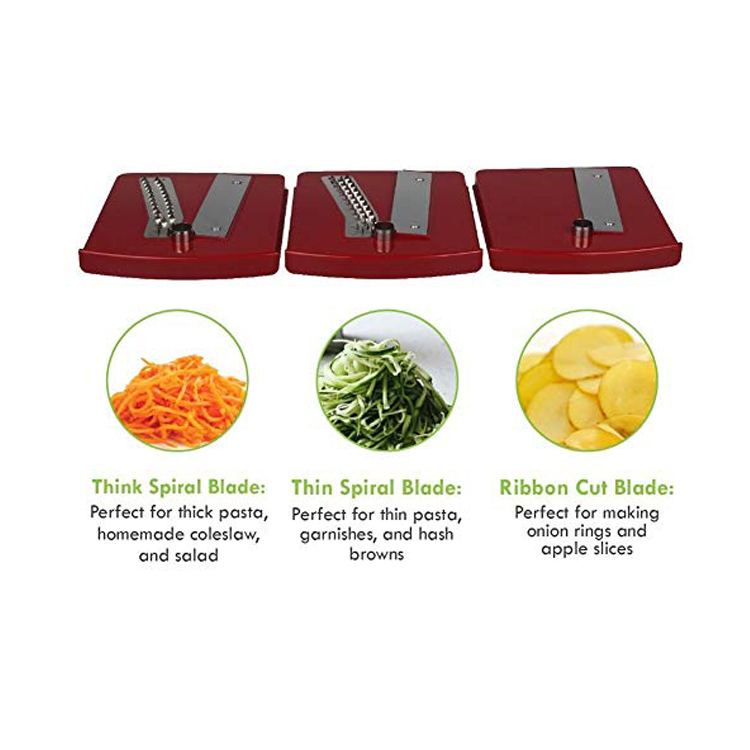 Spiralizer Vegetable Noodle - Hot sale Vegetable Spiral Three Blade