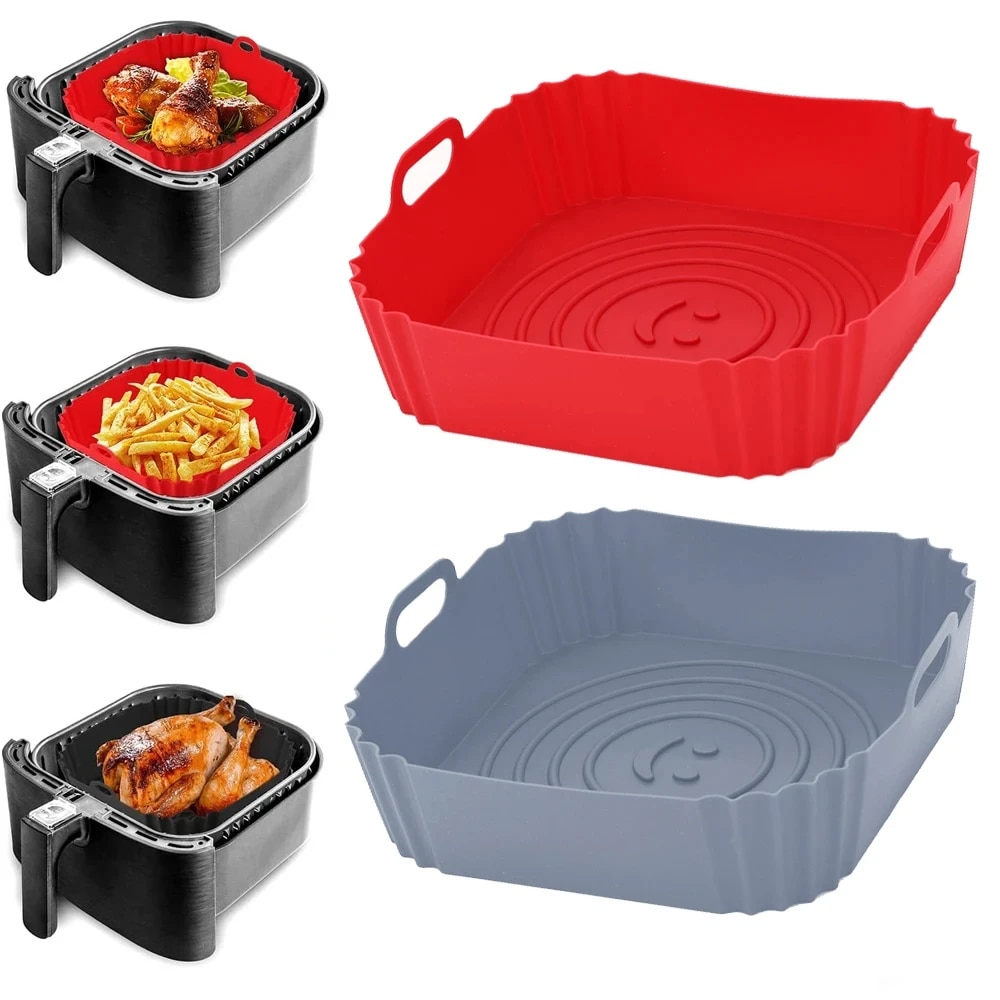 Air Fryer Accessories - 1PC Reusable Airfryer Pan Liner Accessories