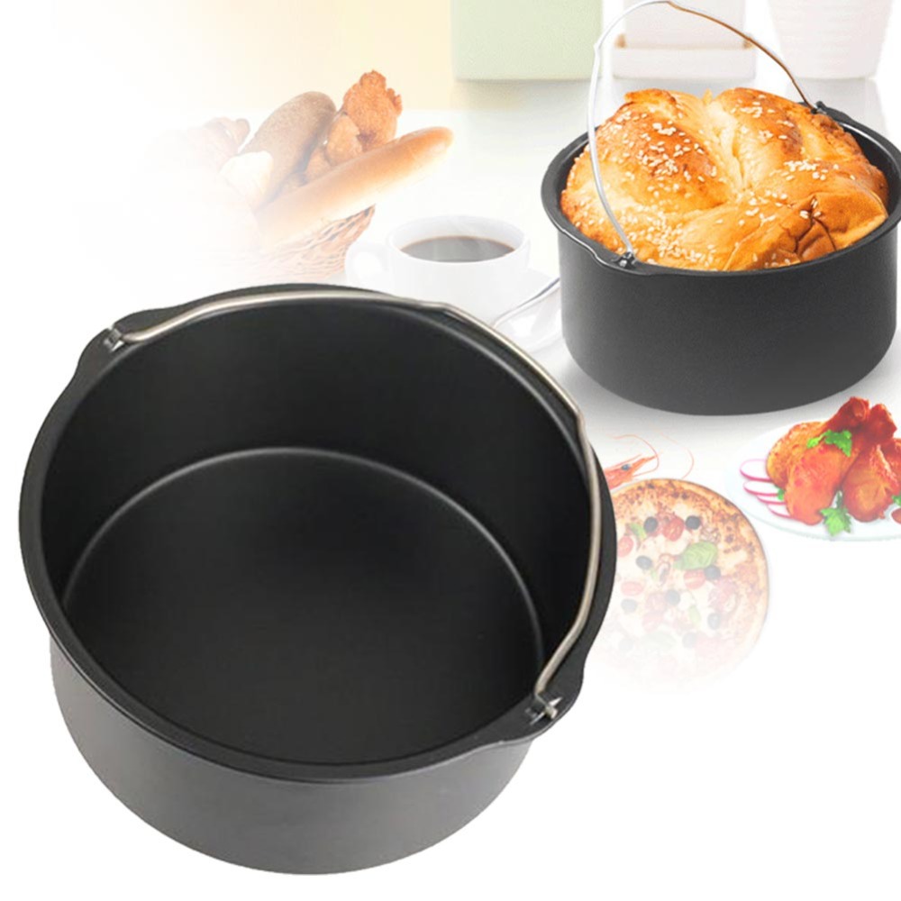 Air Fryer Accessories - 6/7/8'' Non Stick Cake Mold Baking