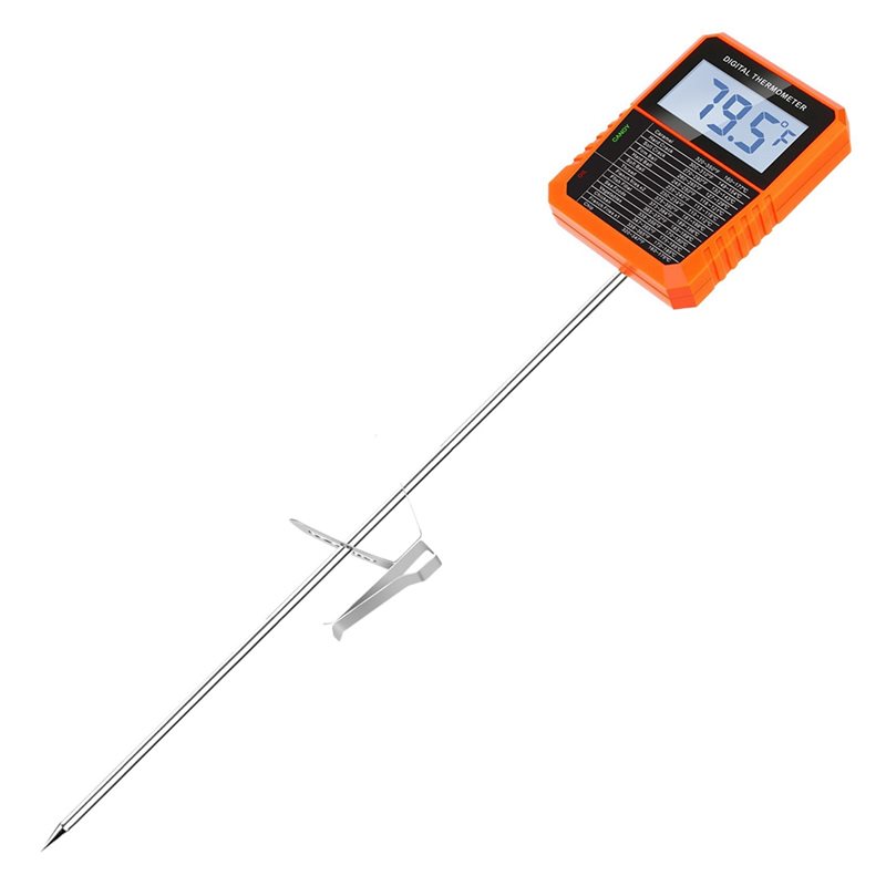 Instant Read Thermometer - Y42A-TP510 Digital Thermometer Waterproof With Pot