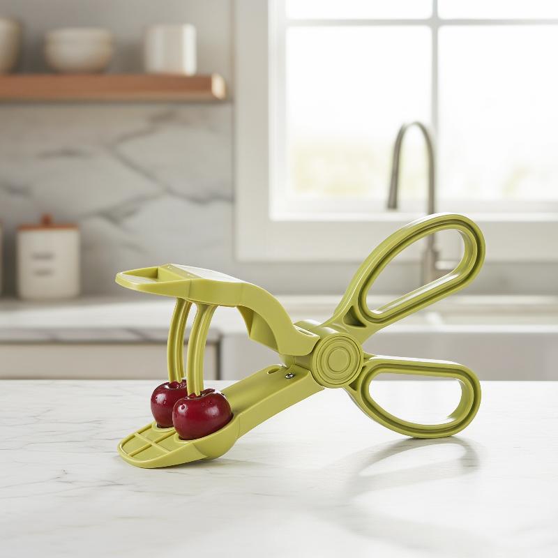 Cherry Pitter Tool - Ergonomic Handle Cherry Pit Remover Efficient