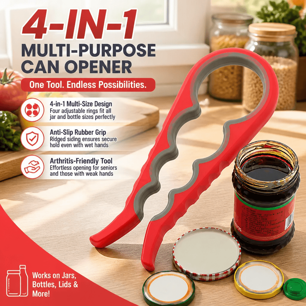 Kitchen Gadgets Jar Openers - Jar Opener For Seniors Arthritis Friendly