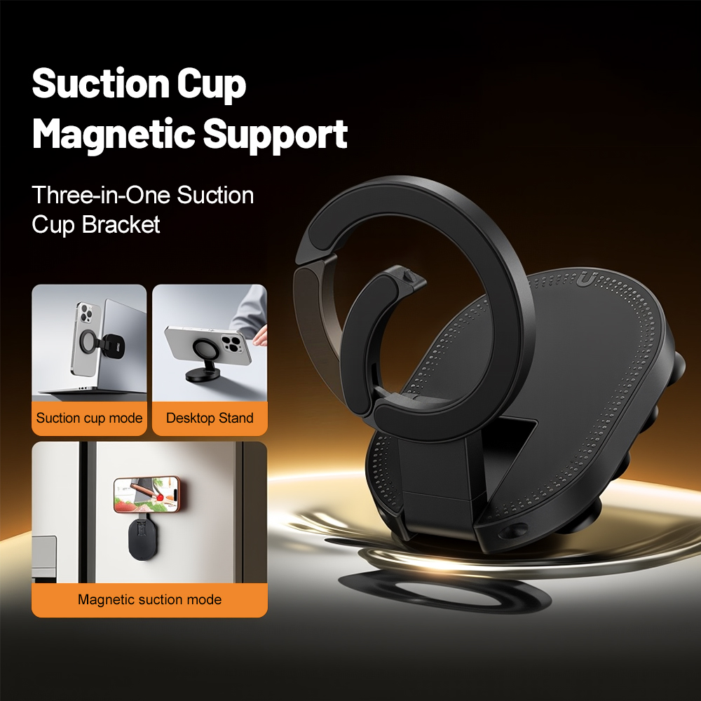 Kitchen Gadgets Videos - 3-In-1 Suction Magnetic Phone Stand Car