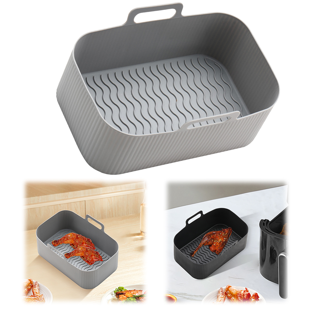 Air Fryer Accessories - Air Fryer Silicone Liners Reusable Rectangle