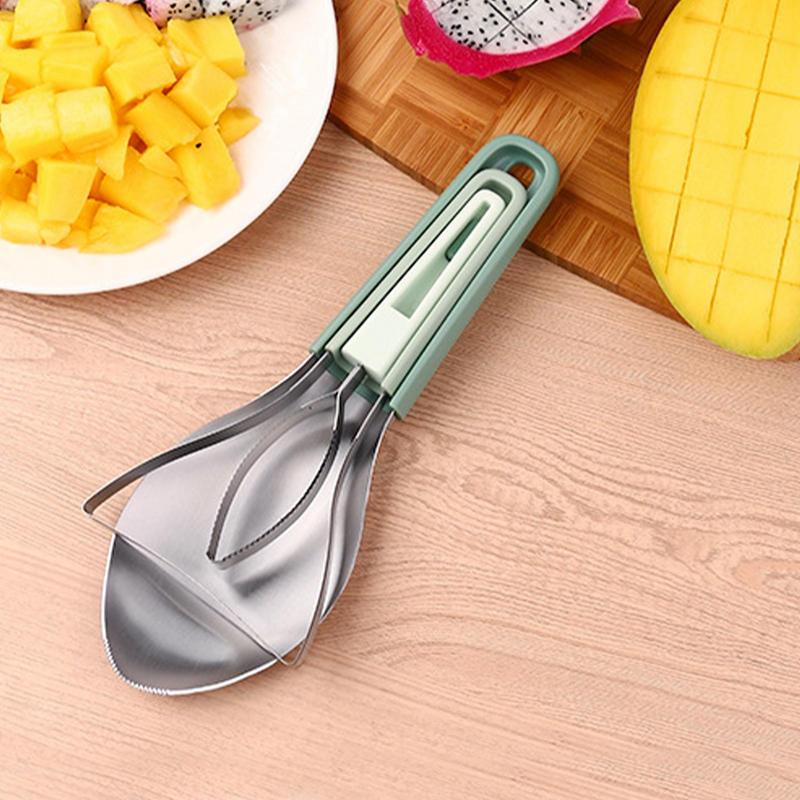 Avocado Slicer Tool - 3in1 Mango Peeling Cutting Knife Mango