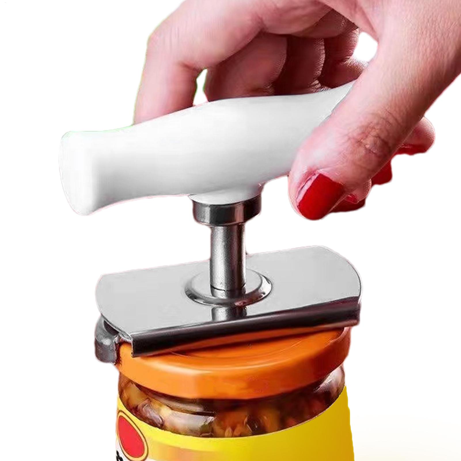 Kitchen Gadgets Jar Openers - Multi-Function Bottle Cap Opener Stainless Steel