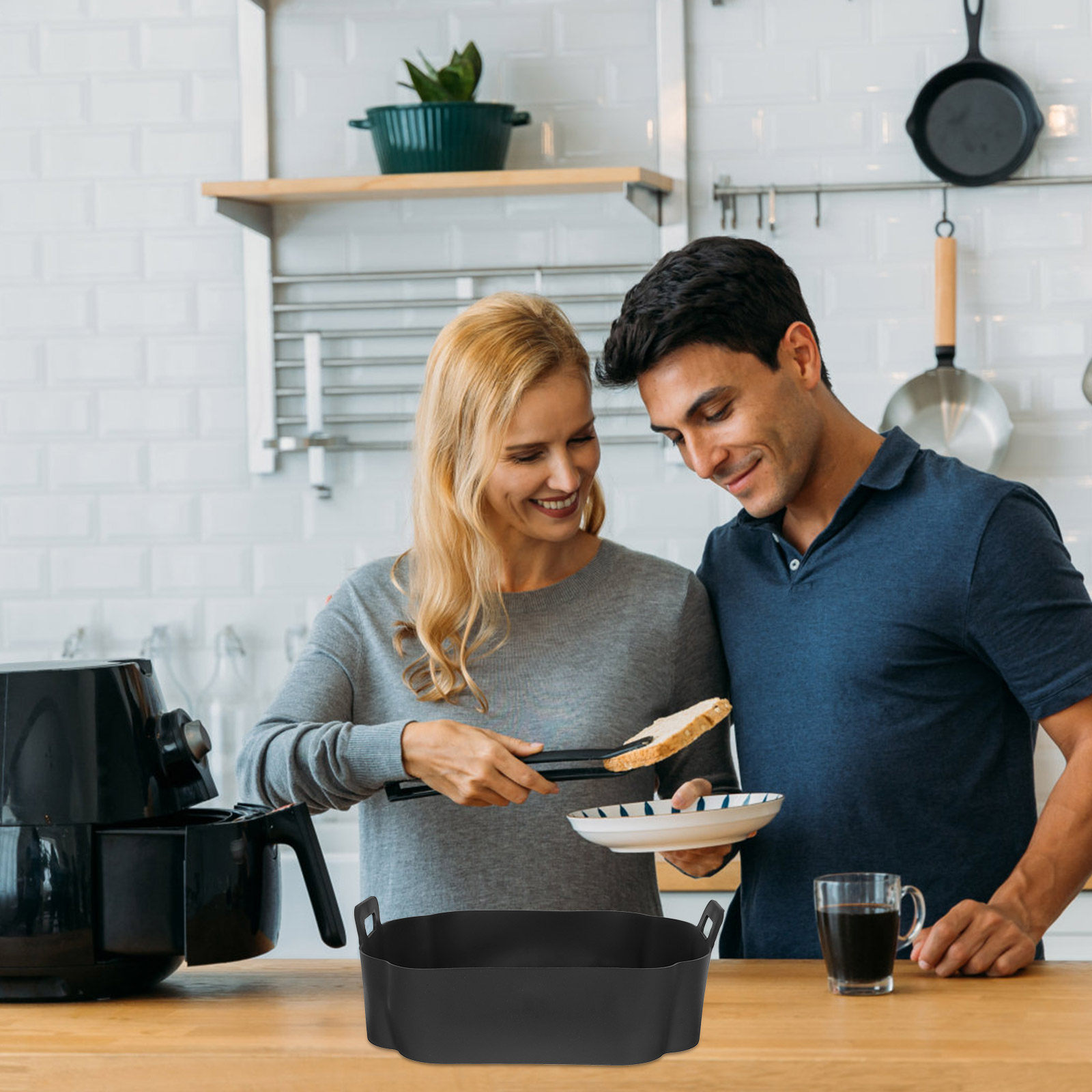 Air Fryer Accessories - Air Fryer Silicone Liner Reusable Non