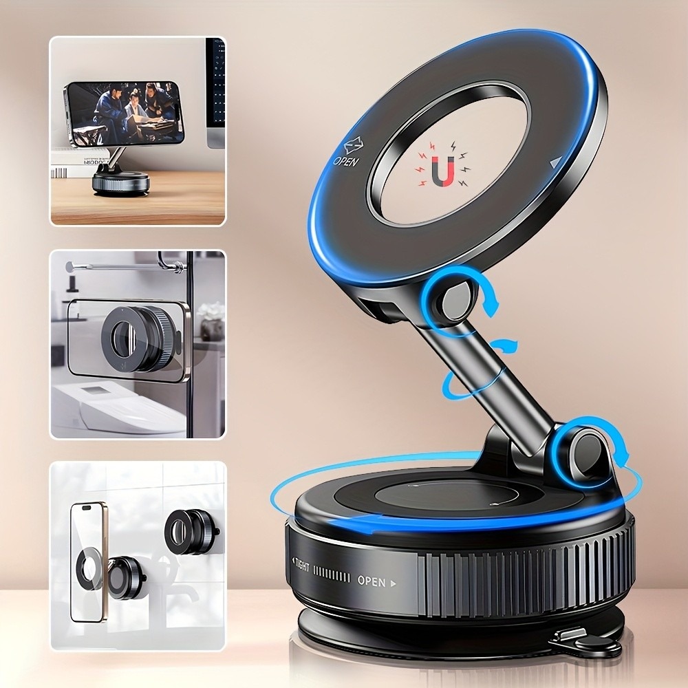 Kitchen Gadgets Videos - Suction Cup Magnetic Phone Holder Vacuum