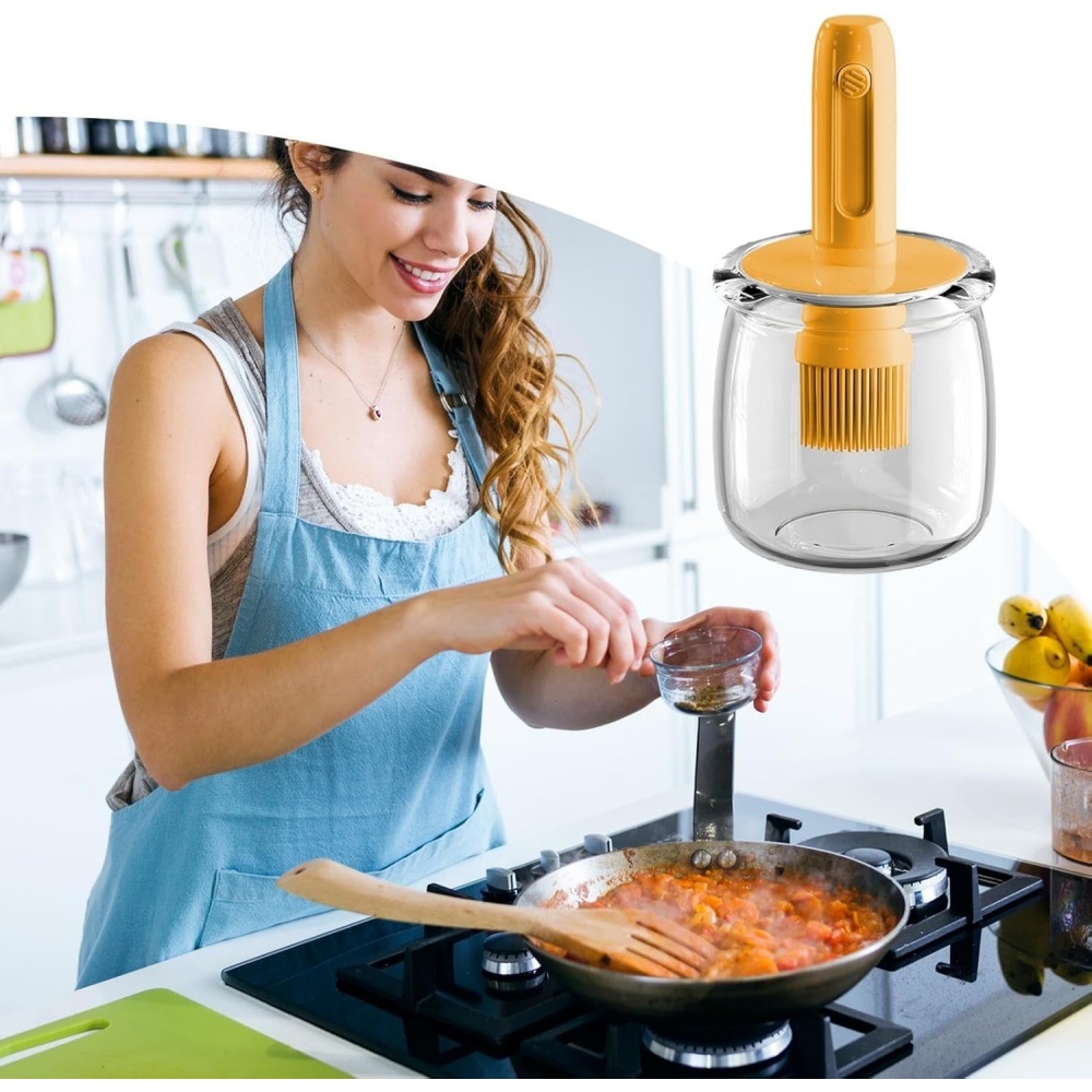 Cooking Oil Dispenser， Lightwe - đánh giá và giá Kitchen Gadgets Dispenser Brush Holder