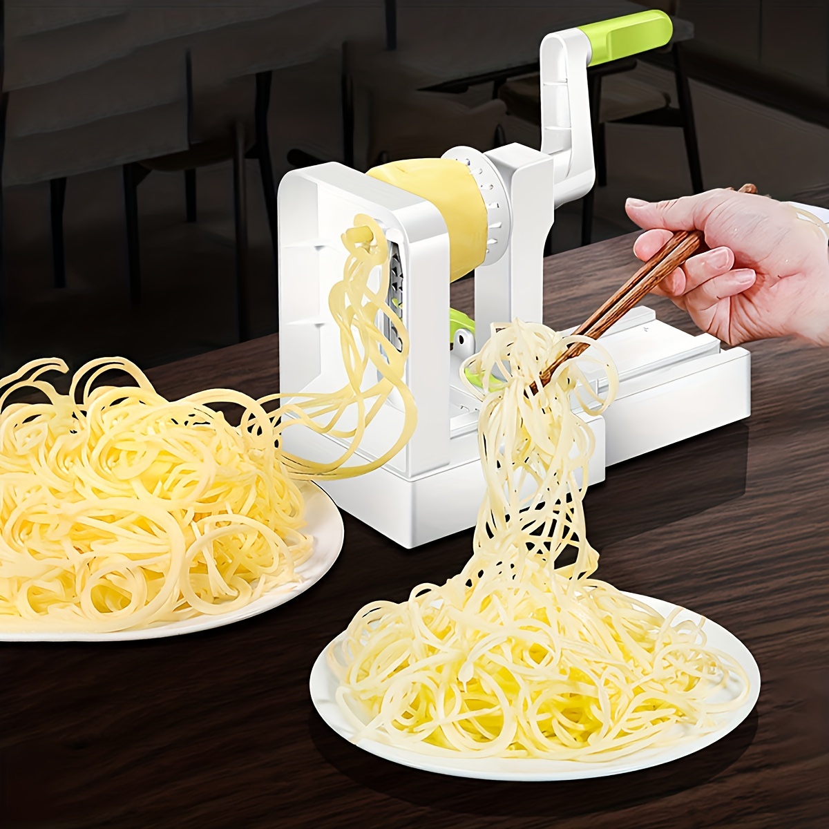 Potato Noodle Maker Stainless  - đánh giá và giá Spiralizer Vegetable Noodle
