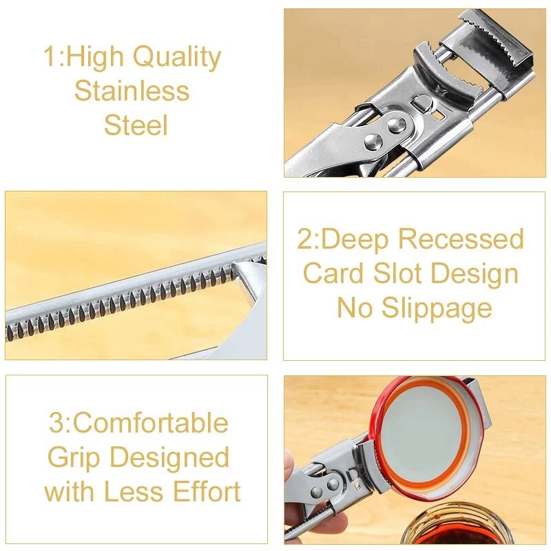 Stainless Steel Kitchen Tools  - đánh giá và giá Kitchen Gadgets Jar Openers