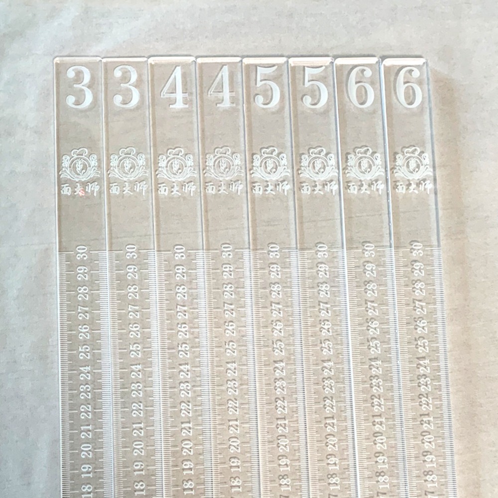 2pc Acrylic Rolling Pin Spacer - đánh giá và giá Pasta Measuring Tool