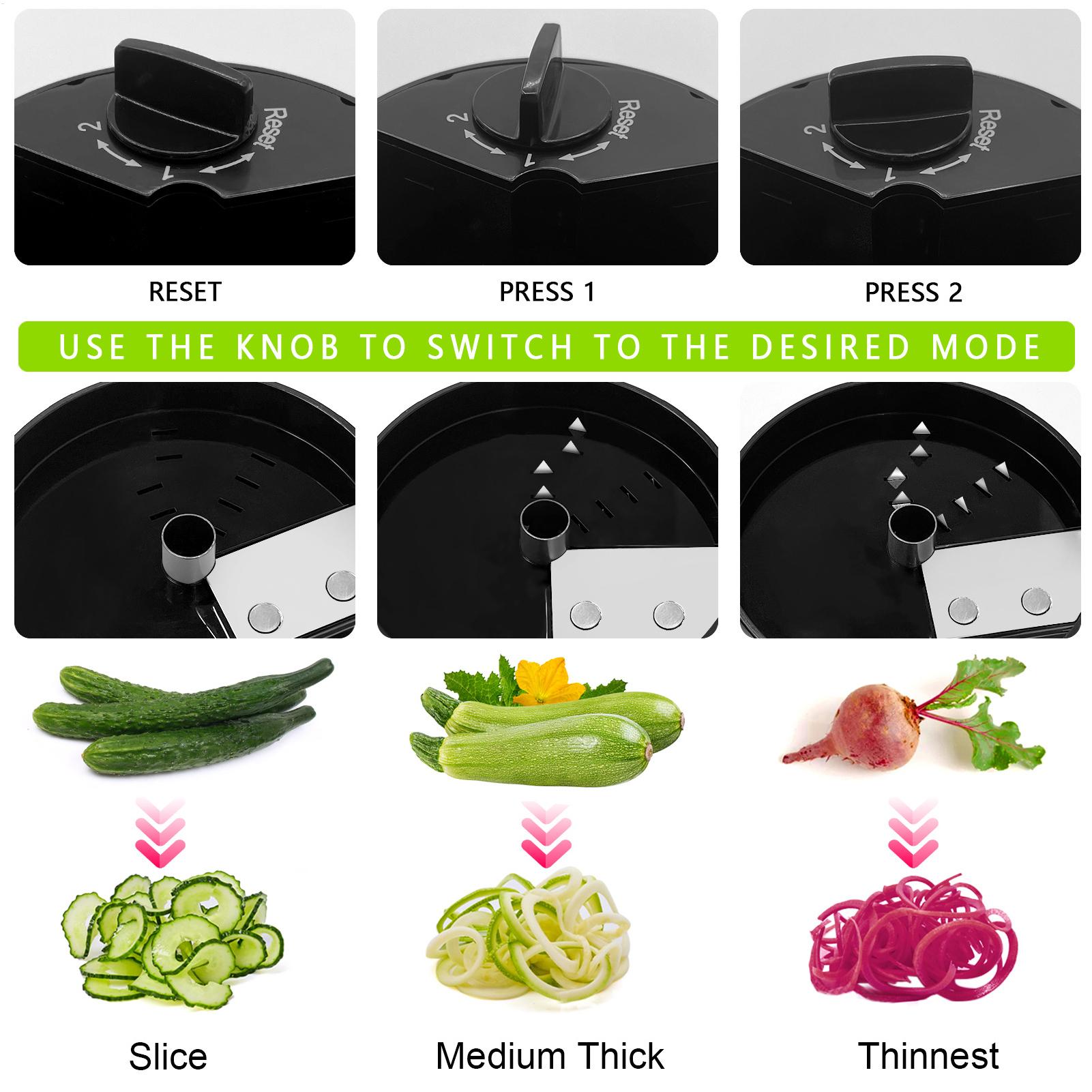 Zucchini Spiralizer Adjustable - đánh giá và giá Spiralizer Vegetable Noodle
