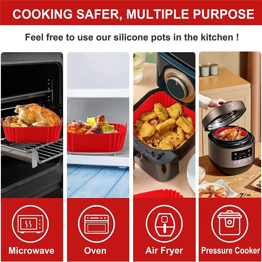 1PC Reusable Airfryer Pan Line - đánh giá và giá Air Fryer Accessories