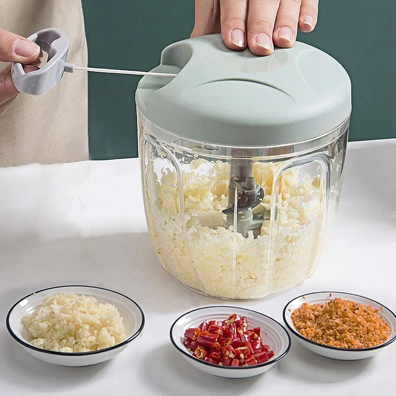 500/900ML Hand Chopper Manual  - đánh giá và giá Spiralizer Vegetable Noodle