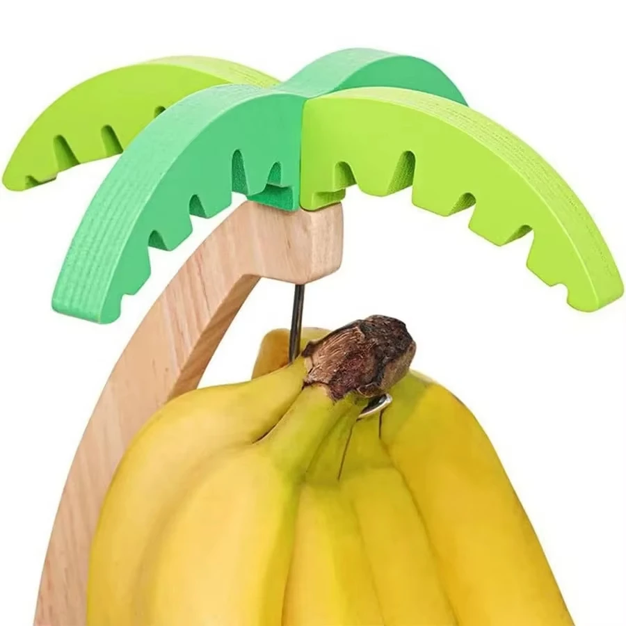 Wooden Banana Holder Stand Kee - đánh giá và giá Kitchen Gadgets Modern