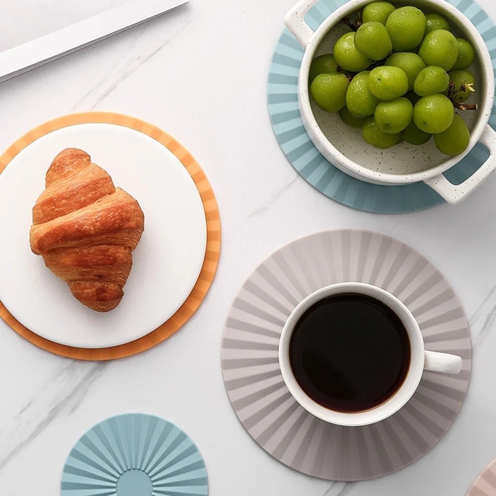 Ins Round Pot Pan Mat Silicone - đánh giá và giá Kitchen Gadgets Modern