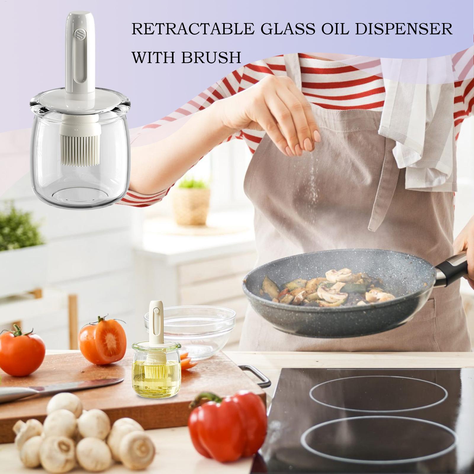 Oil Dispenser For Kitchen Ligh - đánh giá và giá Kitchen Gadgets Dispenser Brush Holder