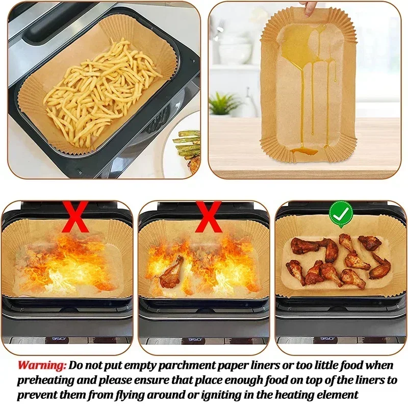 Disposable Air Fryer Paper Non - đánh giá và giá Air Fryer Accessories
