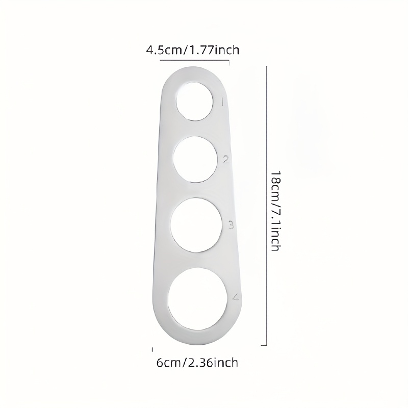 Stainless Steel 4-Hole Pasta M - đánh giá và giá Pasta Measuring Tool