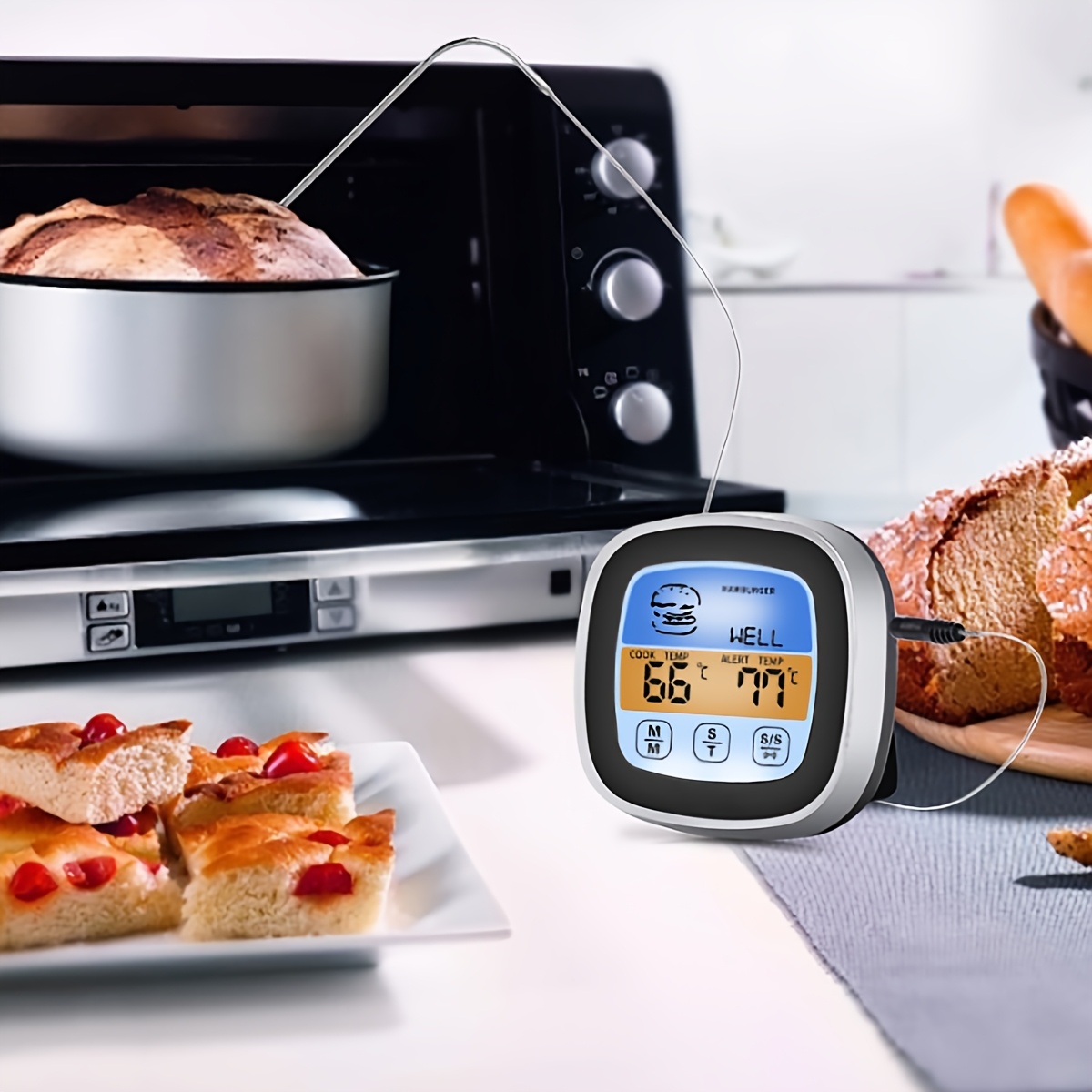Digital Meat Thermometer BBQ T - đánh giá và giá Instant Read Thermometer