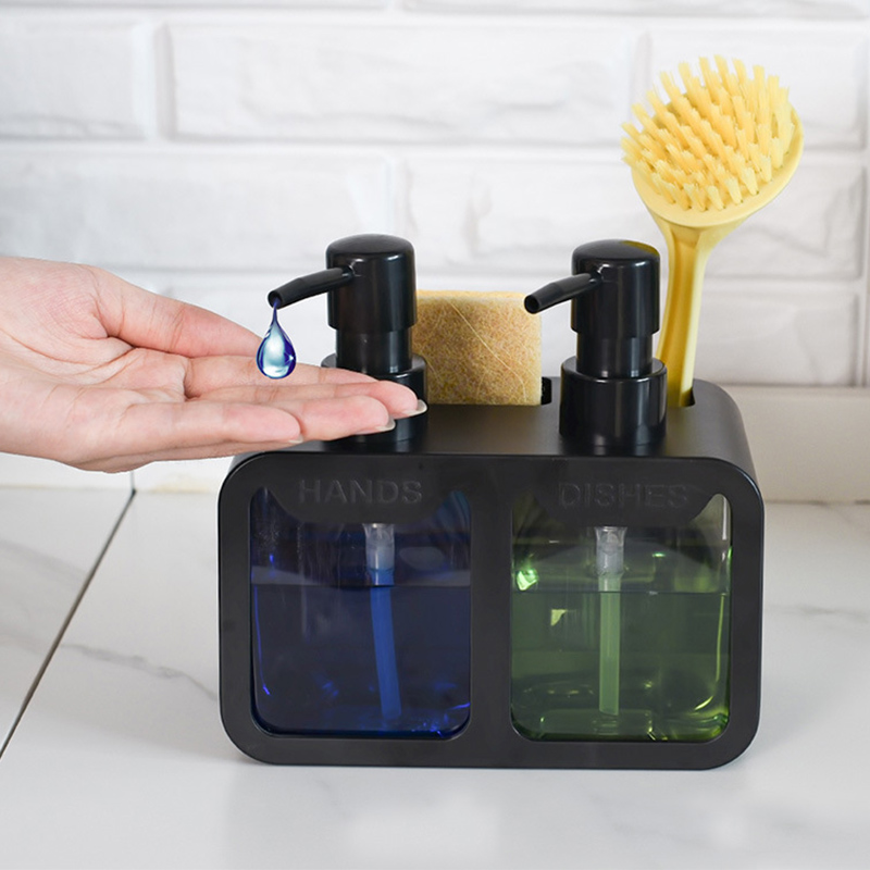 Kitchen Hand Soap and Dish Soa - đánh giá và giá Kitchen Gadgets Dispenser Brush Holder