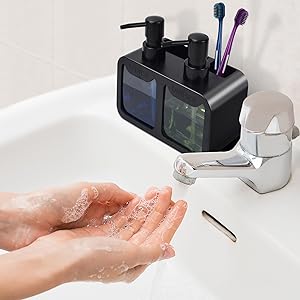 Kitchen Hand Soap and Dish Soa - đánh giá và giá Kitchen Gadgets Dispenser Brush Holder