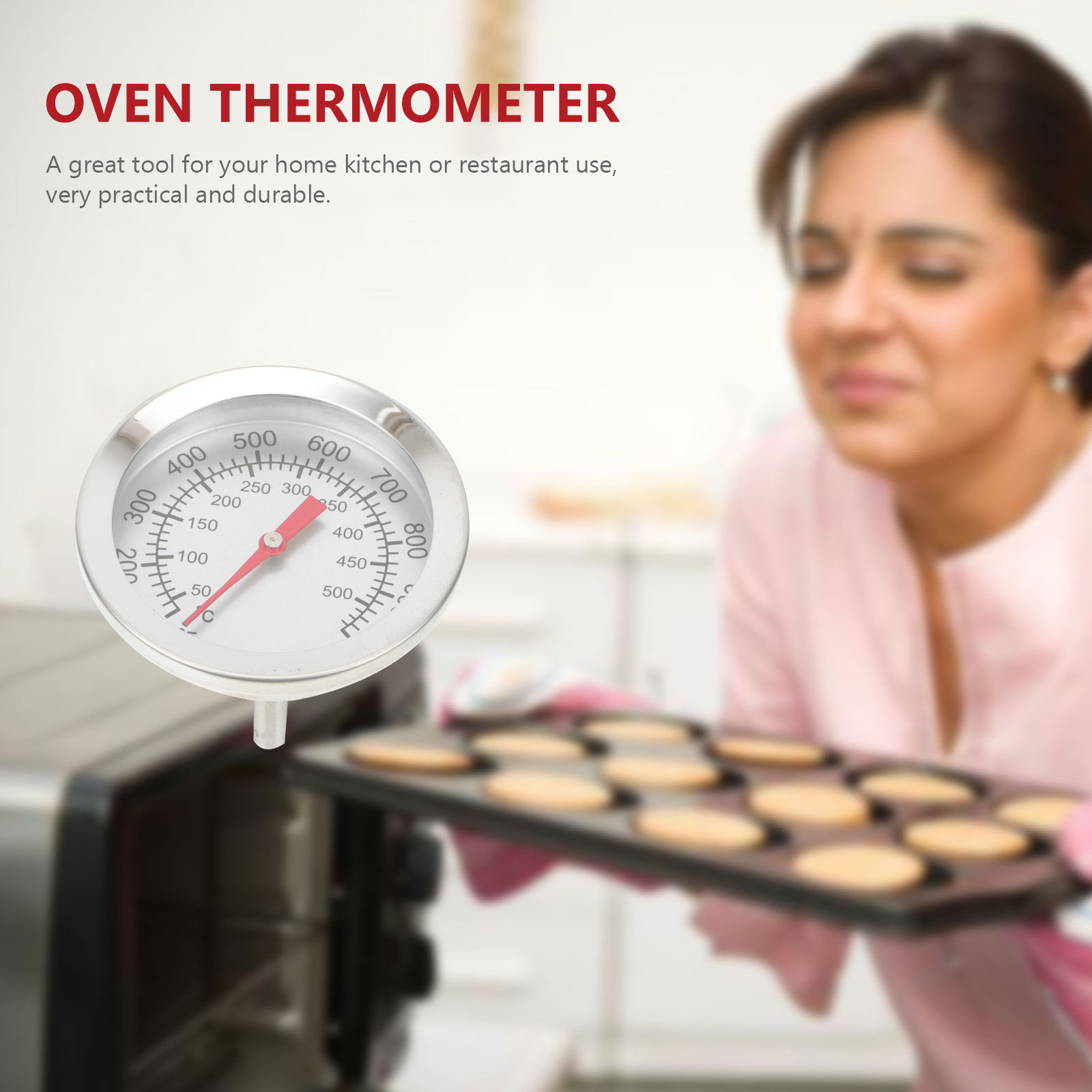 Oven Thermometer Stainless Ste - đánh giá và giá Instant Read Thermometer