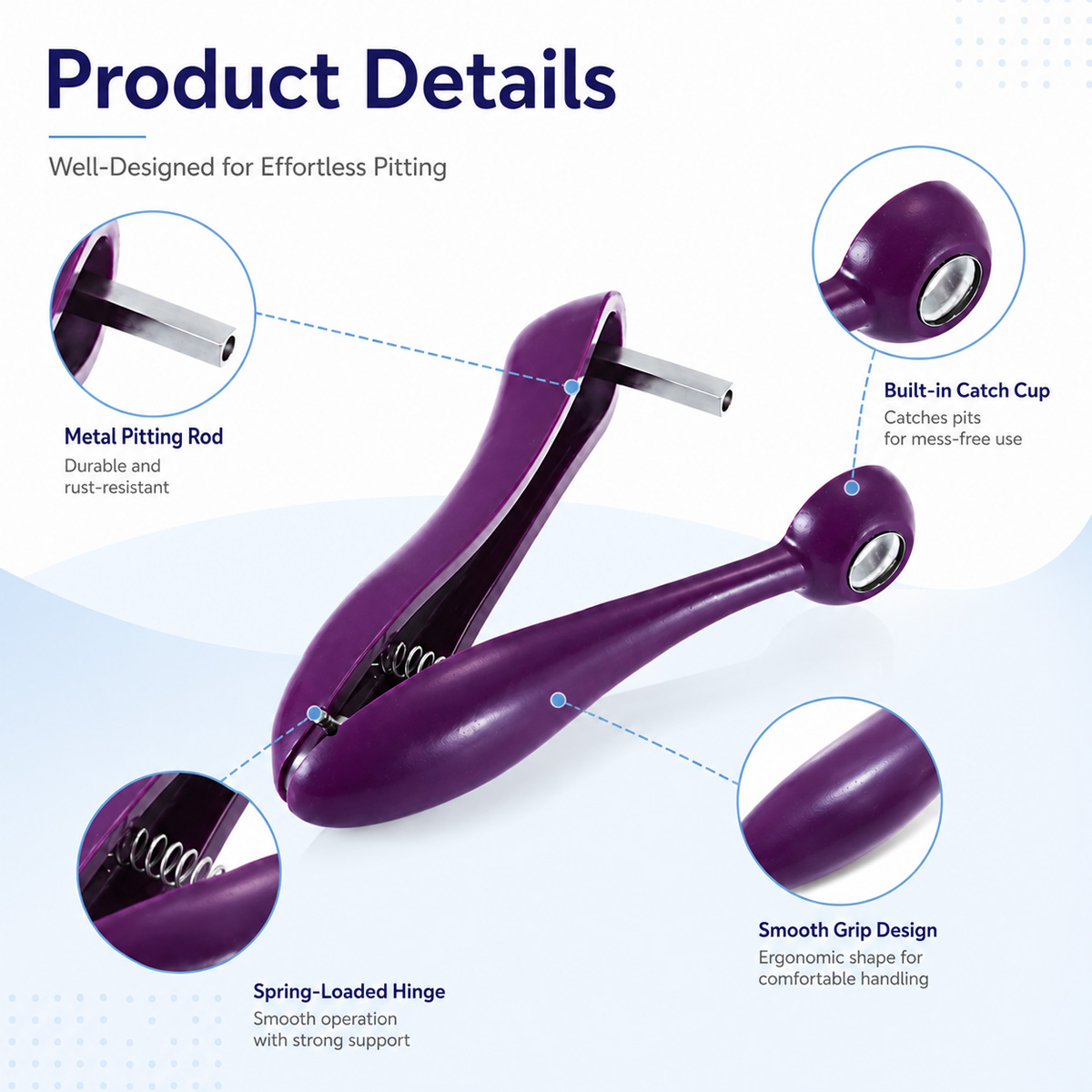 Cherry Kernel Remover Handheld - đánh giá và giá Cherry Pitter Tool