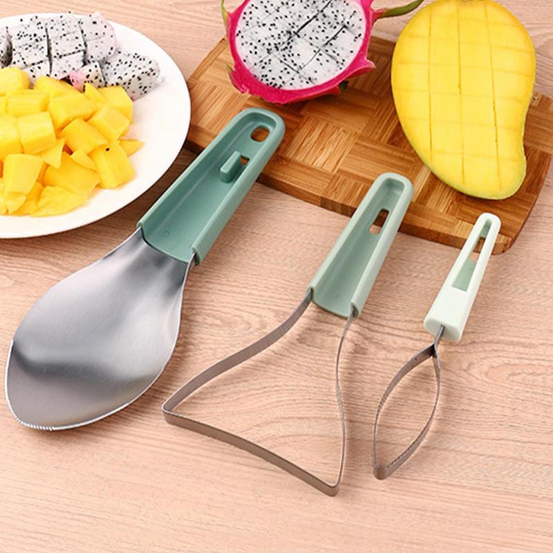 3in1 Mango Peeling Cutting Kni - đánh giá và giá Avocado Slicer Tool
