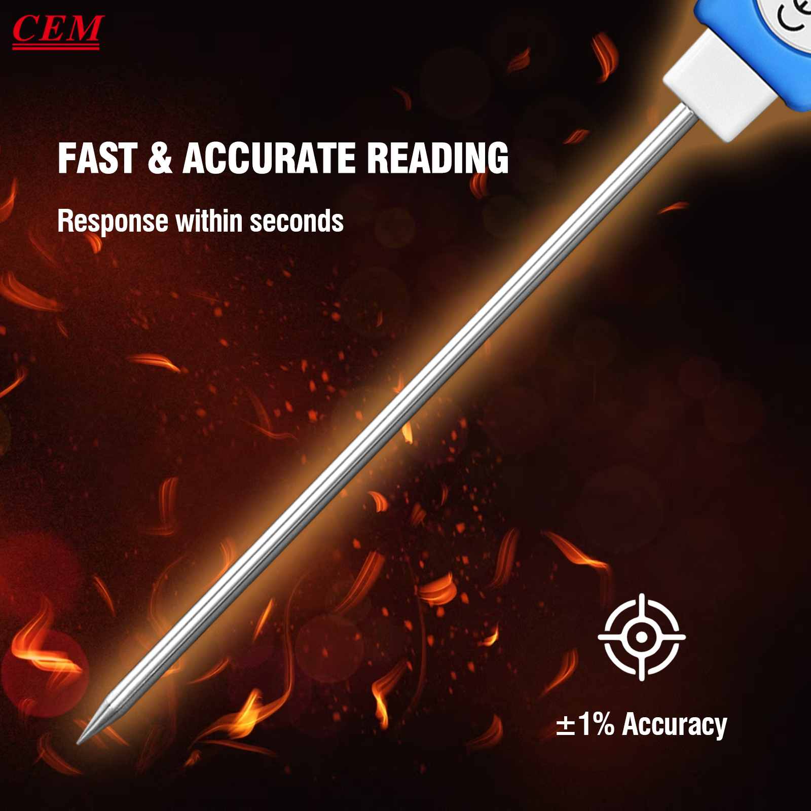 CEM Meat Thermometer Digital,  - đánh giá và giá Instant Read Thermometer