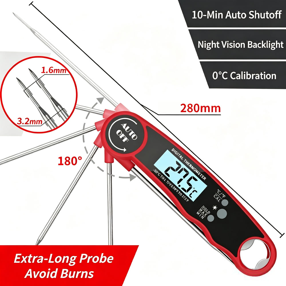 Meat Thermometer Digital – Ins - đánh giá và giá Instant Read Thermometer