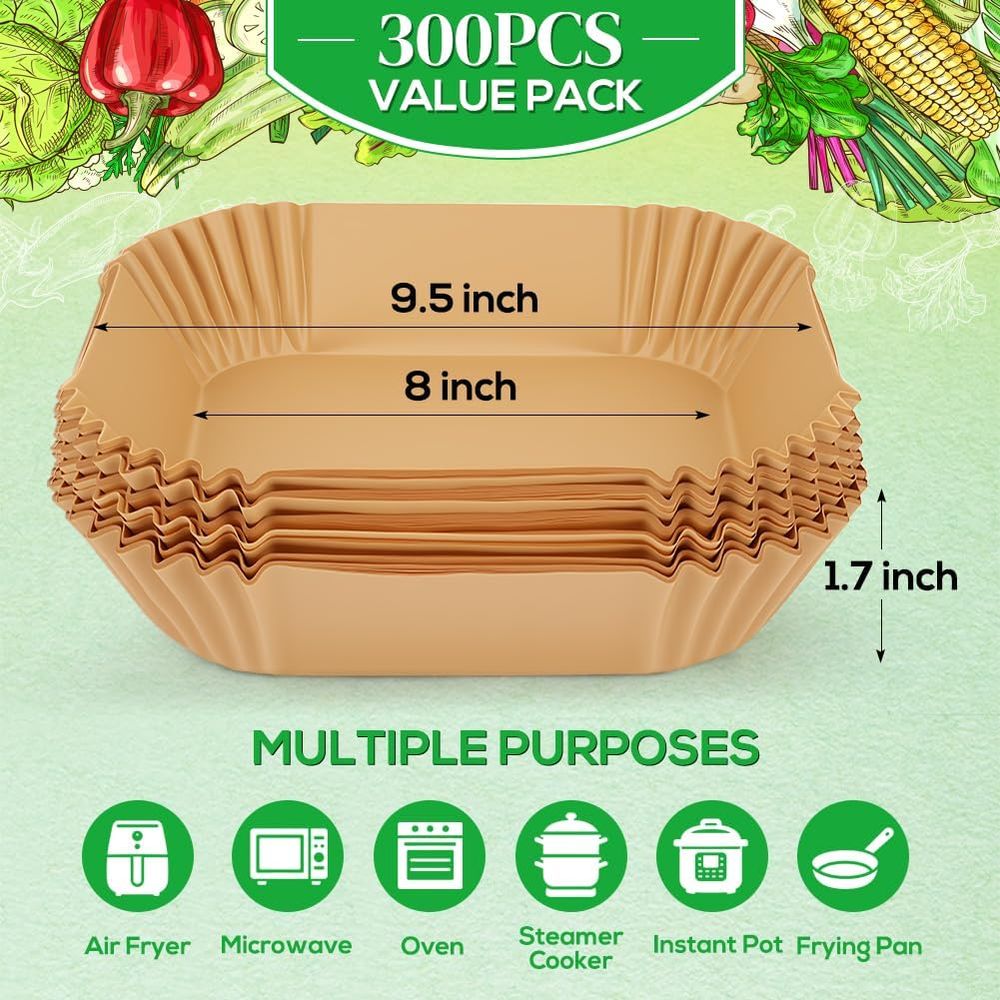 300PCS Disposable Air Fryer Pa - đánh giá và giá Air Fryer Accessories