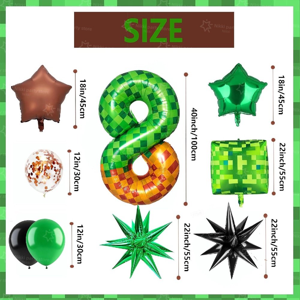 Pixel Miner Number Foil Balloo - đánh giá và giá Kitchen Gadgets Videos