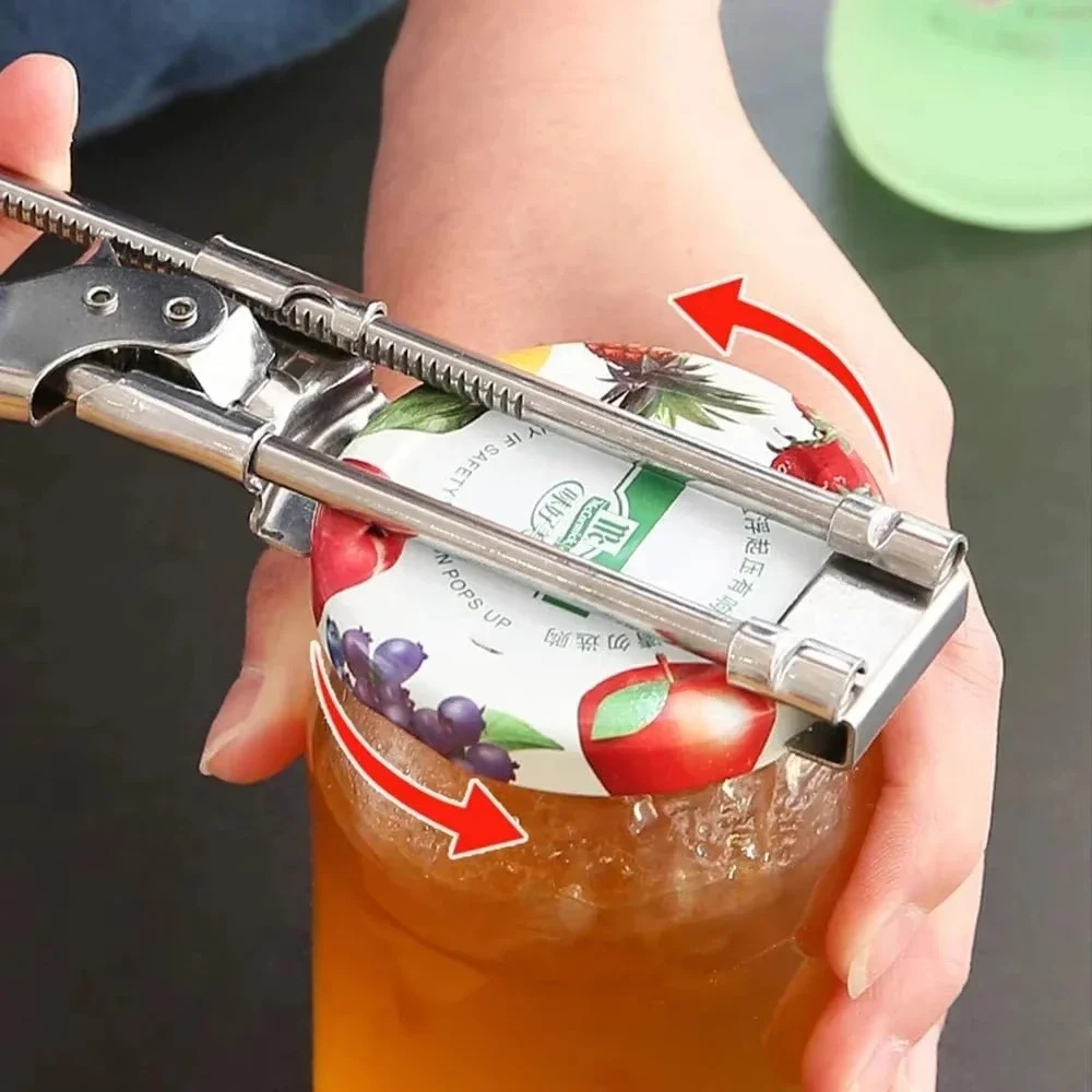 Adjustable Stainless Steel Non - đánh giá và giá Kitchen Gadgets Jar Openers