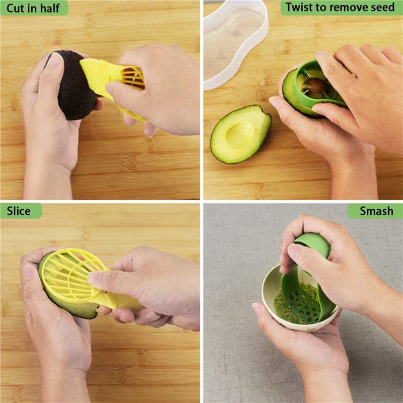 ABMO 2X 5-In-1 Avocado Slicer  - đánh giá và giá Avocado Slicer Tool