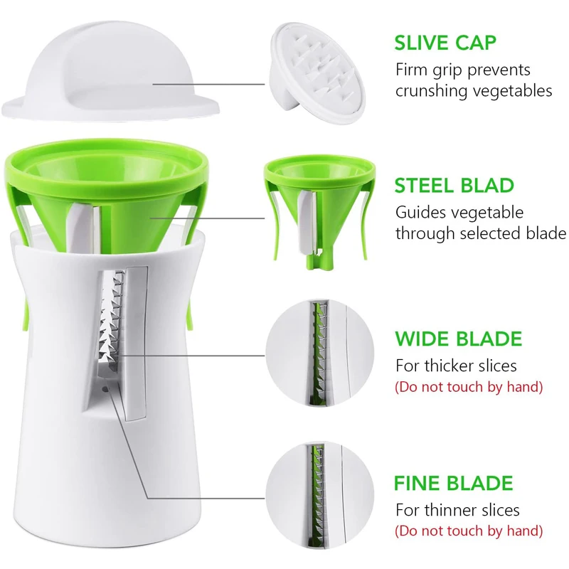 Heavy Duty Vegetable Spiralize - đánh giá và giá Spiralizer Vegetable Noodle